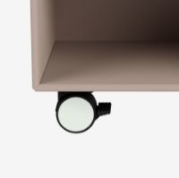 Billede af Montana SRCO Hjul til reolmodul 4 stk. H: 7,8 cm - 161 Mist