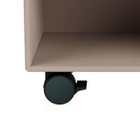 Billede af Montana SRCO Hjul til reolmodul 4 stk. H: 7,8 cm - 163 Black Jade