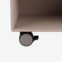 Billede af Montana SRCO Hjul til reolmodul 4 stk. H: 7,8 cm - 35 Coffee