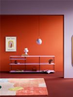 Billede af Montana Free 222100 Reol med Indskudt Hylde 203,4x75,8cm - 165 Beetroot