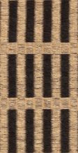 Billede af Woodnotes New York Carpet Sewn Edges 170x240 cm - Natural/Black