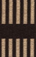 Billede af Woodnotes Cut Stripe Carpet Sewn Edges 170x240 cm - Black/Natural