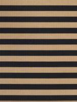 Billede af Woodnotes Big Stripe Carpet Sewn Edges 140x200 cm - Black/Natural