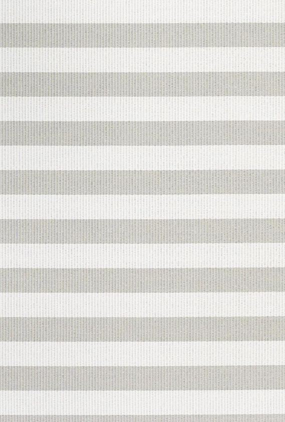 Billede af Woodnotes Big Stripe Carpet Sewn Edges 140x200 cm - Stone/White
