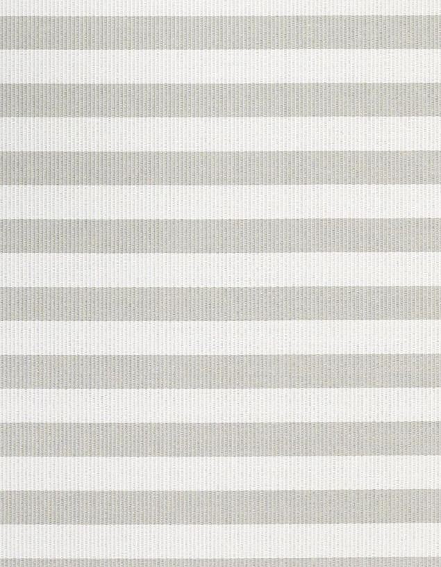 Billede af Woodnotes Big Stripe Carpet Sewn Edges 170x240 cm - Stone/White