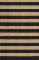 Billede af Woodnotes Big Stripe Carpet Sewn Edges 170x240 cm - Black/Natural