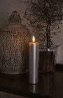 Billede af Sirius Sille Exclusive Batteridrevet Stearinlys H: 20 cm - Sølv