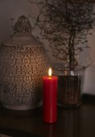 Billede af Sirius Sille Exclusive Batteridrevet Stearinlys H: 15 cm - Rød