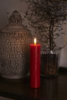 Billede af Sirius Sille Exclusive Batteridrevet Stearinlys H: 20 cm - Rød