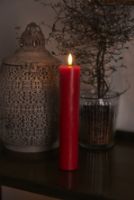 Billede af Sirius Sille Exclusive Batteridrevet Stearinlys H: 25 cm - Rød