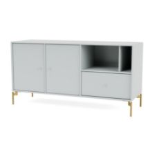 Billede af Montana Mega 200803 Skænk med ben 115,2x38 cm - 156 Oyster / Brass 