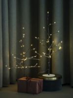 Billede af Sirius Kira Træ m/28 LED lys H: 35 cm - Brown/Snowy
 OUTLET