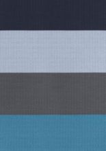 Billede af Woodnotes Fourways Carpet Sewn Edges 80x200 cm - Turquoise/Dark Blue