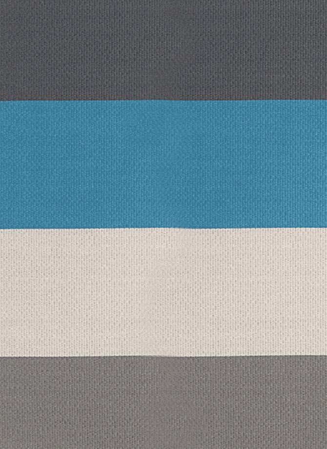 Billede af Woodnotes Fourways Carpet Sewn Edges 140x200 cm - Turquoise/Graphite