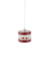 Billede af Sirius Elly Julekugle Ø: 7 cm x H: 5,5 cm - Red