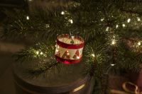 Billede af Sirius Elly Julekugle Ø: 7 cm x H: 5,5 cm - Red