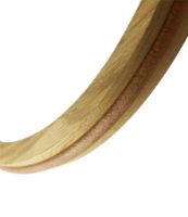 Billede af FDB Møbler I3 Mossø Spejl Ø: 60 cm - Oak / Nature 