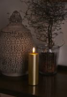 Billede af Sirius Sille Exclusive Batteridrevet Stearinlys H: 15 cm - Guld OUTLET