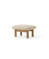Billede af Audo Copenhagen Brasilia Ottoman H: 40 cm - Natural Oak/Bouclé 02