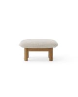 Billede af Audo Copenhagen Brasilia Ottoman H: 40 cm - Natural Oak/Moss 0011