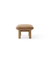 Billede af Audo Copenhagen Brasilia Ottoman H: 40 cm - Natural Oak/Dunes Cognac 21004