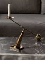 Billede af Audo Copenhagen Interconnect Candleholder H: 41,5 cm - Polished Brass