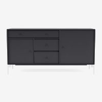 Billede af Montana Mega 200802 Skænk med ben 115,2x38 cm - 04 Anthracite / Snow