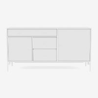 Billede af Montana Mega 200802 Skænk med ben 115,2x38 cm - 101 NewWhite / Snow