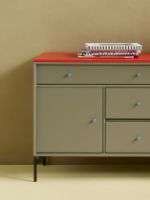 Billede af Montana Mega 200802 Skænk med ben 115,2x38 cm - 147 Shadow / Snow