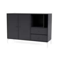 Billede af Montana Mega 201203 Skænk med ben 115,2x38 cm - 04 Anthracite / Snow