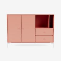 Billede af Montana Mega 201203 Skænk med ben 115,2x38 cm - 151 Rhubarb / Snow