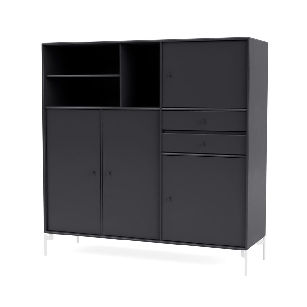 Billede af Montana Mega 201803 Skænk med ben 115,2x38 cm - 04 Anthracite / Snow