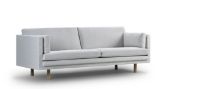 Billede af Juul 954 2 Pers. Sofa m. 2 Armpuder L: 220 cm - Amdal 130/Lakeret Eg