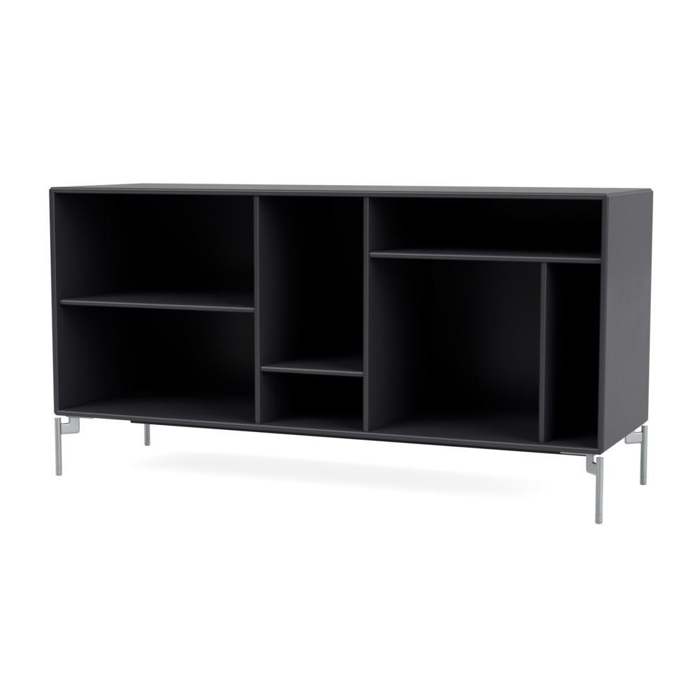 Billede af Montana Mega 200801 Skænk med ben 115,2x38 cm - 04 Anthracite / Matkrom