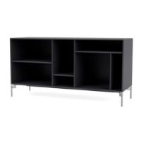 Billede af Montana Mega 200801 Skænk med ben 115,2x38 cm - 04 Anthracite / Matkrom