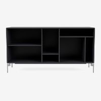 Billede af Montana Mega 200801 Skænk med ben 115,2x38 cm - 04 Anthracite / Matkrom