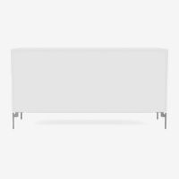 Billede af Montana Mega 200801 Skænk med ben 115,2x38 cm - 101 NewWhite / Matkrom