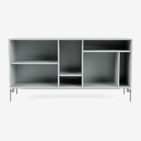 Billede af Montana Mega 200801 Skænk med ben 115,2x38 cm - 156 Oyster / Matkrom