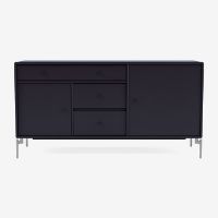 Billede af Montana Mega 200802 Skænk med ben 115,2x38 cm - 147 Shadow / Matkrom