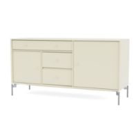 Billede af Montana Mega 200802 Skænk med ben 115,2x38 cm - 150 Vanilla / Matkrom 