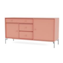 Billede af Montana Mega 200802 Skænk med ben 115,2x38 cm - 151 Rhubarb / Matkrom