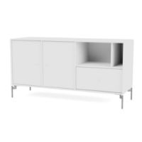 Billede af Montana Mega 200803 Skænk med ben 115,2x38 cm - 101 NewWhite / Matkrom