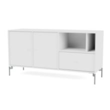 Billede af Montana Mega 200803 Skænk med ben 115,2x38 cm - 101 NewWhite / Matkrom