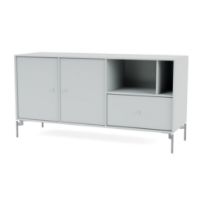 Billede af Montana Mega 200803 Skænk med ben 115,2x38 cm - 156 Oyster / Matkrom