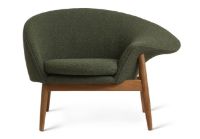 Billede af Warm Nordic Fried Egg Loungestol Højre SH: 40 cm - Pine Green