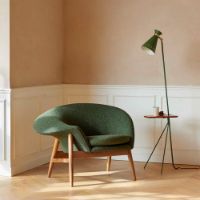 Billede af Warm Nordic Fried Egg Loungestol Højre SH: 40 cm - Pine Green