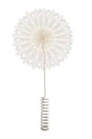 Billede af Watt & Veke Elvira Papirtopstjerne Ø: 20 cm - Hvid OUTLET