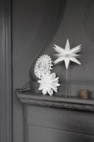 Billede af Watt & Veke Elvira Papirtopstjerne Ø: 20 cm - Hvid OUTLET