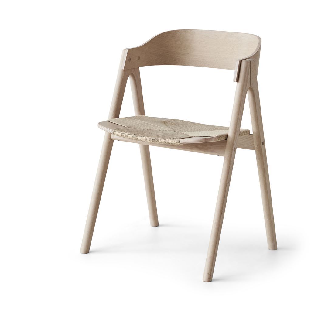 Billede af Findahl by Hammel METTE Spisebordsstol SH: 45 cm - Ubehandlet Eg/Natur