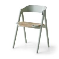 Billede af Findahl by Hammel METTE Spisebordsstol SH: 45 cm - Grønlakeret Bøg/Natur